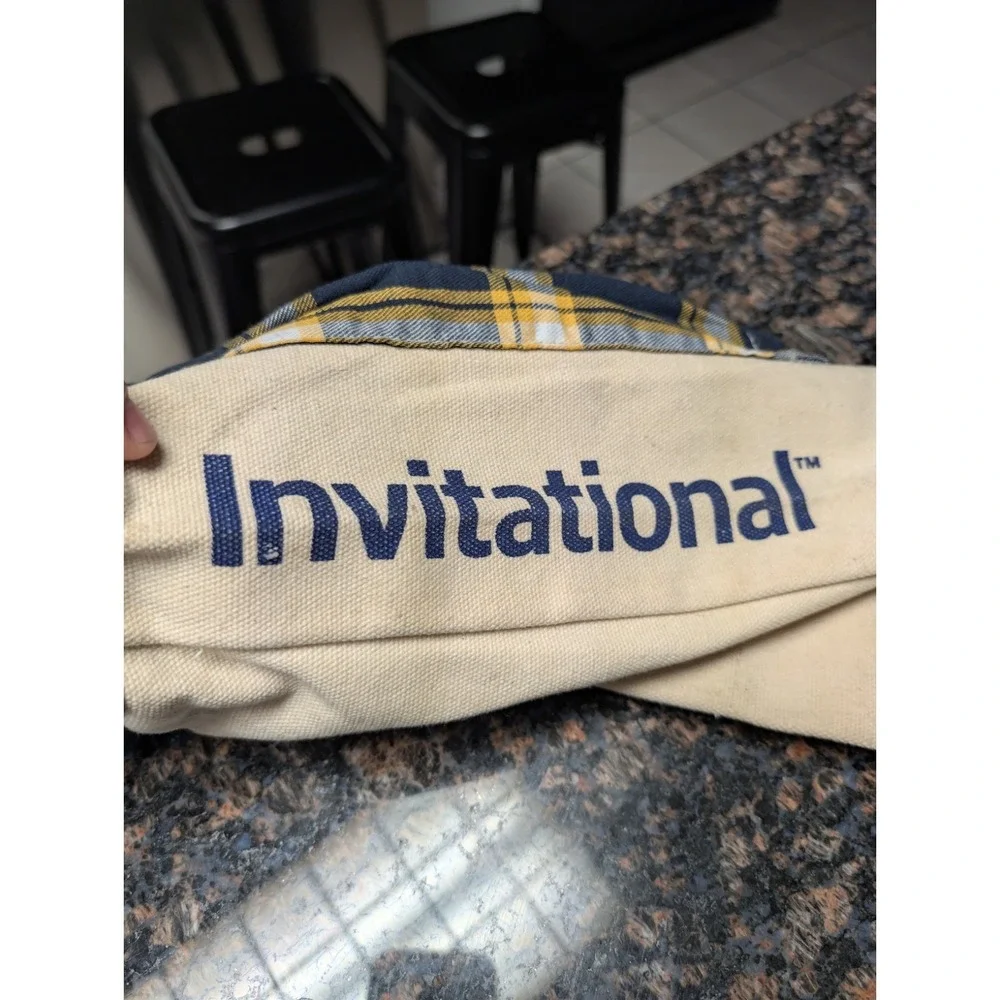 Liberty Mutual Invitational Practice Par 3 Carry Sunday Golf Bag Canvas Leather